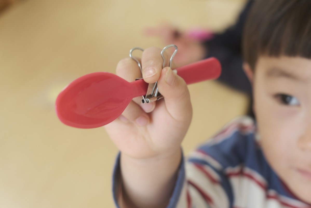 たんぽぽ組【２歳児】スプーン指導